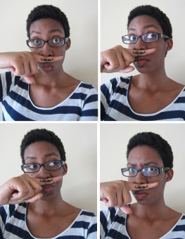 Forgive my poorly drawn mustache. I drew it with my left hand lol