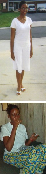 I didn't take a lot of pictures back then but here is high school graduation day (age 17) and Christmas the year before (age 16).