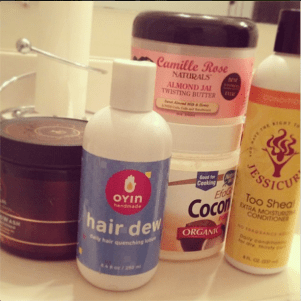 My wash day products