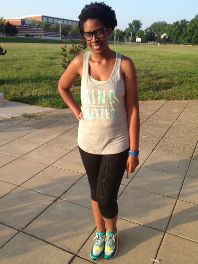 GoDry tank, Adjustable Strap bra and Capri in Black Jack print